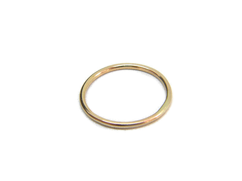 Gold Ring Band, 14kt Gold filled Ring, Simple Wedding Ring