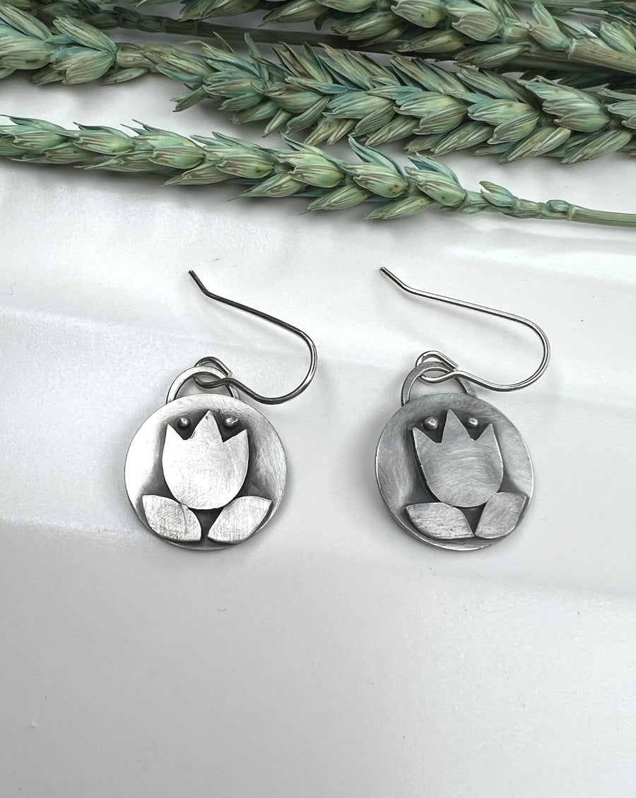 How Does Your Garden Grow - Tulip Earrings