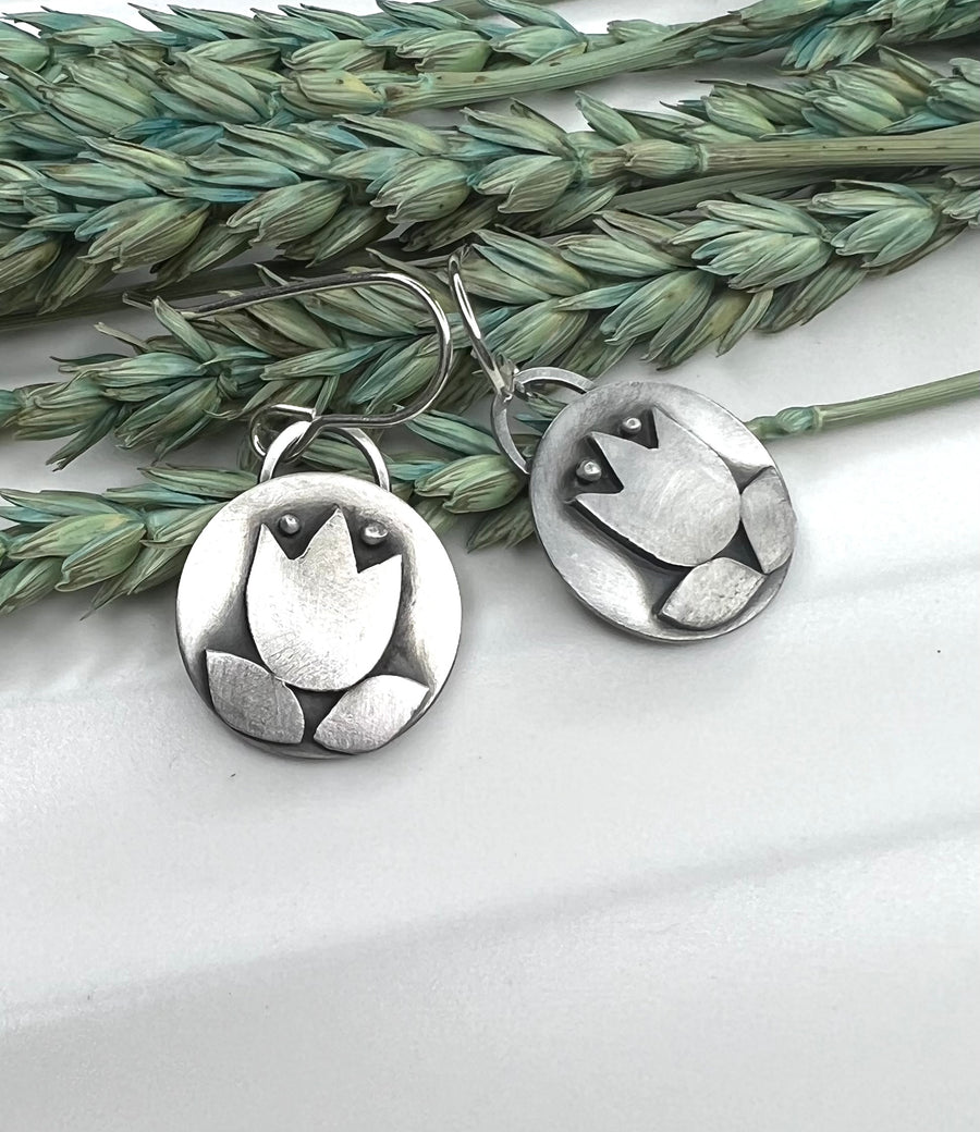 How Does Your Garden Grow - Tulip Earrings