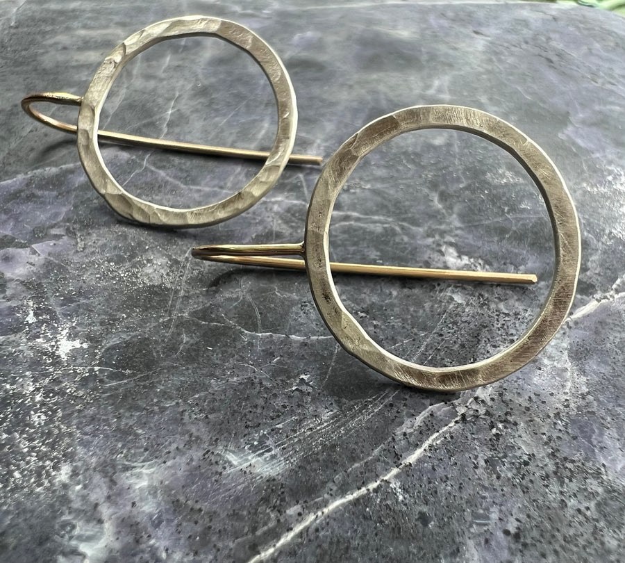 Classics Collection - Mixed Metal Hoops - Large