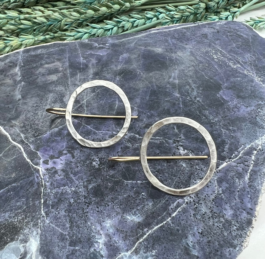 Classics Collection - Mixed Metal Hoops - Large