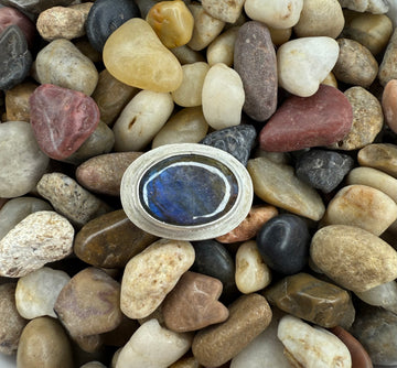 One of a Kind - Labradorite Ring - Size 7