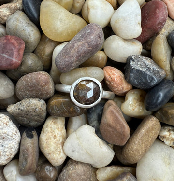 One of a Kind - Brown Sapphire Ring Size 8.25